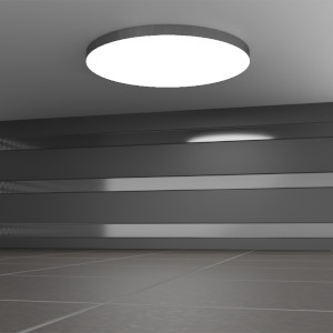 A 4 foot by 4 foot (120cm x 120cm) LumiCloud™ Carra drop ceiling illuminated panel