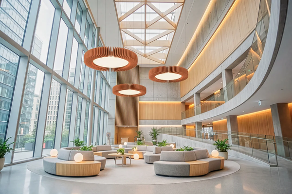 Integrated Sustainability: Unifying Light and Acoustics in Modern Interior Design
