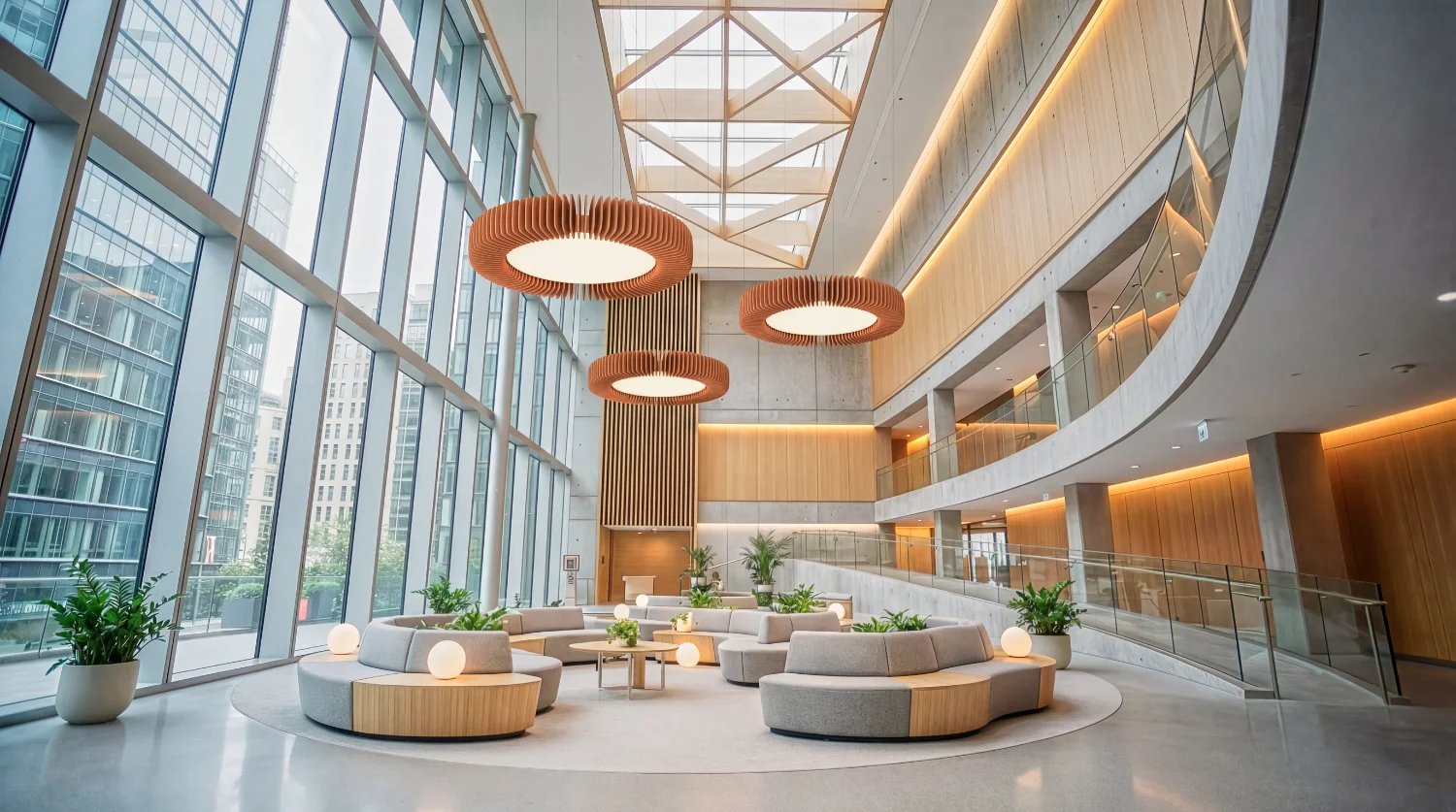 Integrated Sustainability: Unifying Light and Acoustics in Modern Interior Design