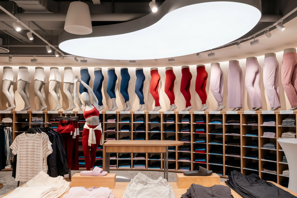 Illuminating Brand Identity: How TLS Crafted Lululemon’s Flagship Bespoke Architectural Lighting