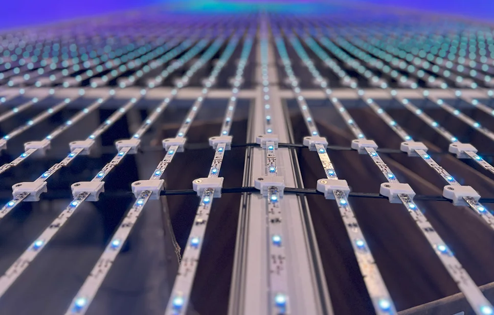 Tension LED System (TLS): Substrate-Free, Hotspot-Free Technology